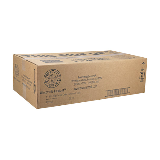 SWEET STREET 10 Inch Unsliced Iced Carrot Cake, 2 x 8.37 lb Case - DOT product image 4