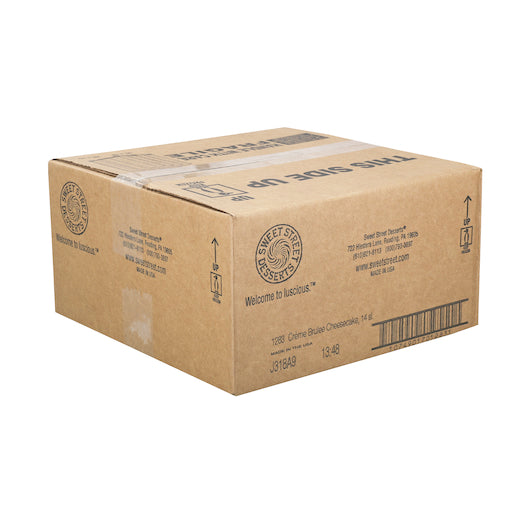 Sweet Street Creme Brulee Cheesecake, 14 Slices per Cheesecake, 2 x 5 lb Case - DOT product image 7