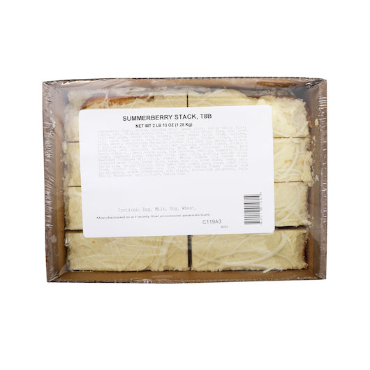 Sweet Street Non-GMO Summer Berry Dessert Stack, 8 x 2.56 lb Case - Bakery & Desserts