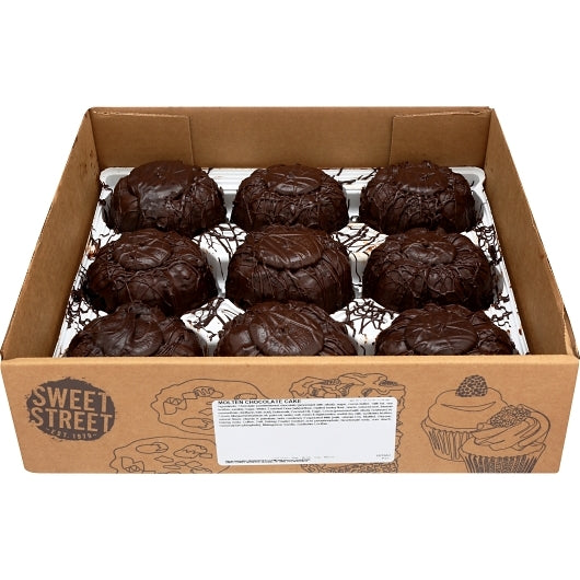 Sweet Street Molten Chocolate Bundt Cake, 4 x 2.81 lb Case - Bakery & Desserts