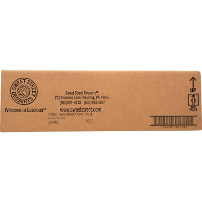 Sweet Street 9 Inch Non-GMO Iced Red Velvet Cake, 14 Slices per Cake, 2 x 8.25 lb Case - DOT product image 5