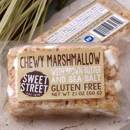 Sweet Street Individually Wrapped CHEWY MARSHMALLOW, BROWN BUTTER & SEA SALT Bars, 40 x 1 each Case - DOT product image 5