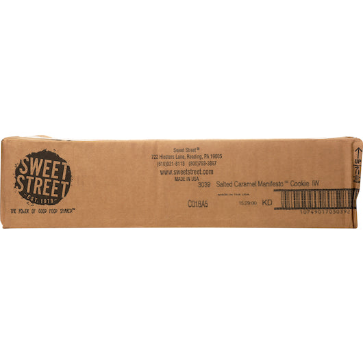 Sweet Street Kosher Non GMO, Individually Wrapped, Salted, Caramel Manifesto Cookie, 48 x 1 each Case - DOT product image 5