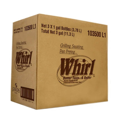 Whirl Butter Flavored Oil, 3 x 1 GA Case - GS1 closed shipping case image
