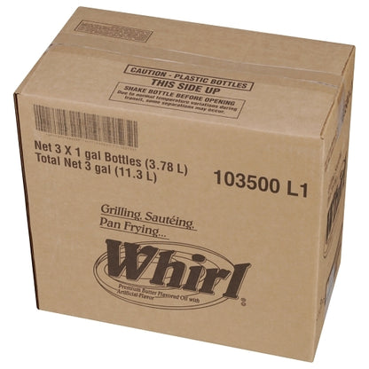 Whirl Butter Flavored Oil, 3 x 1 GA Case - GS1 closed shipping case image