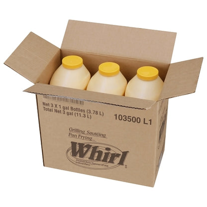 Whirl Butter Flavored Oil, 3 x 1 GA Case - GS1 open-case image