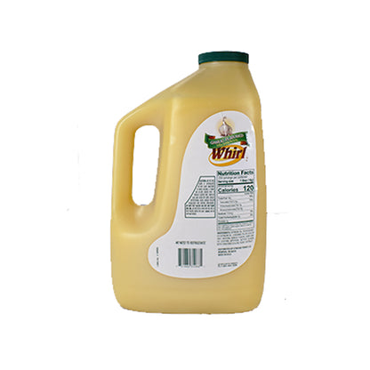 Whirl Garlic Butter Flavored Oil, 3 x 1 GA Case - GS1 product shown out of package