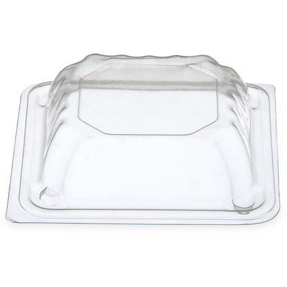 Dinex Dome Lid for Square Bowl Clear, 1000 x 4 IN Case - Food Containers & Lids