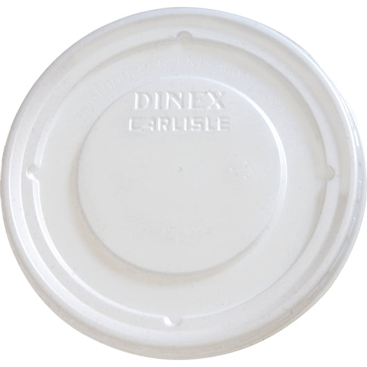 Dinex Translucent Bowl Lid, 1000 x 4.375 IN Case - Disposable Cups & Lids