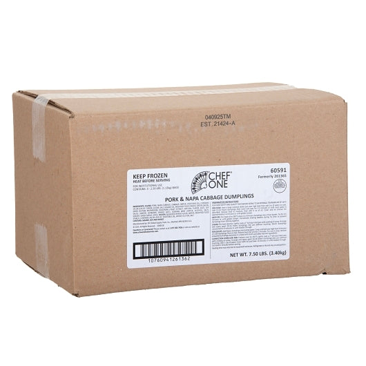 Chef One Pork & Napa Cabbage Dumpling, 3 x 40 oz Case - DOT product image 4