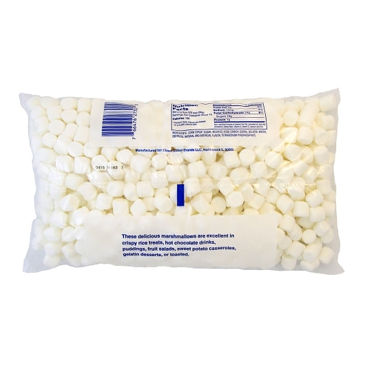 Clown No Artificial Colors Miniature White Marshmallows, 12 x 1 lb Case - DOT product image 2