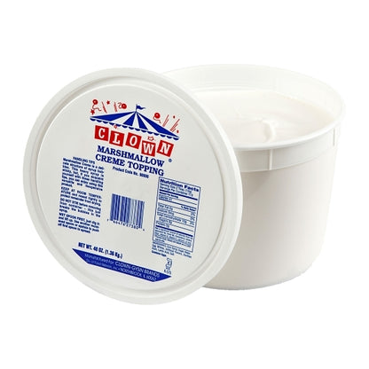 Clown Marshmallow Creme Topping, 6 x 1 GA Case - Bakery & Desserts