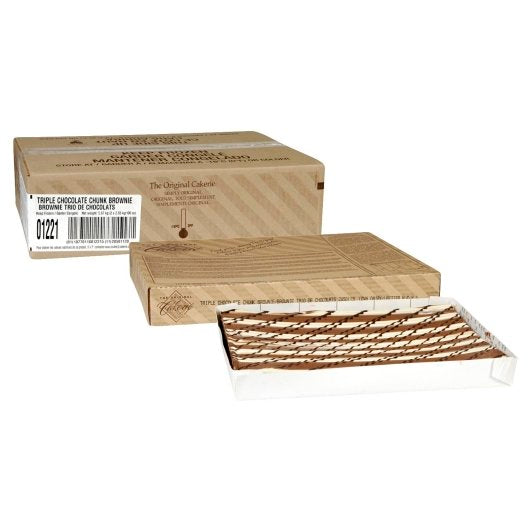 The Original Cakerie 12 Inch x 16 Inch Triple Chocolate Chunk Brownie, 2 x 100 oz Case - DOT product image 7
