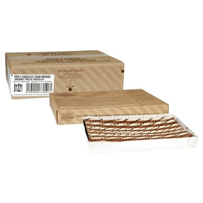 The Original Cakerie 12 Inch x 16 Inch Triple Chocolate Chunk Brownie, 2 x 100 oz Case - DOT product image 7