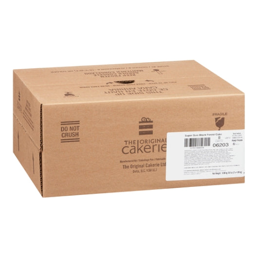The Original Cakerie 12" x 16" Super Size Unsliced Black Forest Cake, 2 x 176 oz Case - DOT product image 6