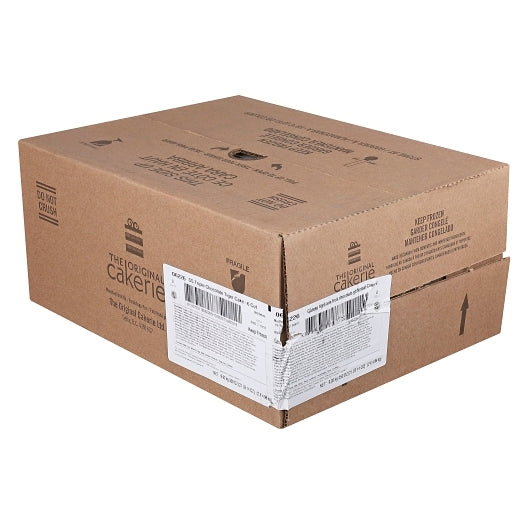 The Original Cakerie 12" x 16" Triple Chocolate Tiger Dessert Cake, 6-Cut, 2 x 175 oz Case - DOT product image 6