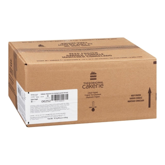 The Original Cakerie 12" x 16" Super Size Mango Mousse Cake, Uncut, 2 x 178 oz Case - DOT product image 4