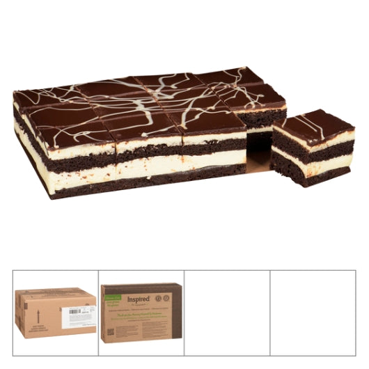Inspired By Happines 12" x 8" Gluten-Free Dreamin' of Chocolate Two Layer Cake, 12-Cut, 2 x 61 oz Case - DOT product image 7