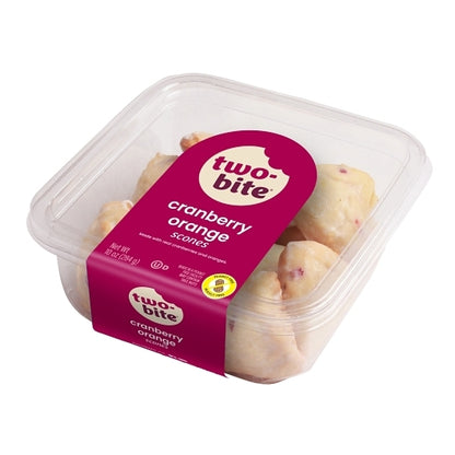 Two Bite Orange Cranberry Scones, 24 x 10 oz Case - Alternate product angle or state