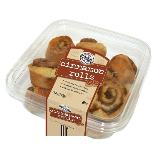 Two Bite Cinnamon Rolls, 24 x 12 oz Case - Alternate product angle or state