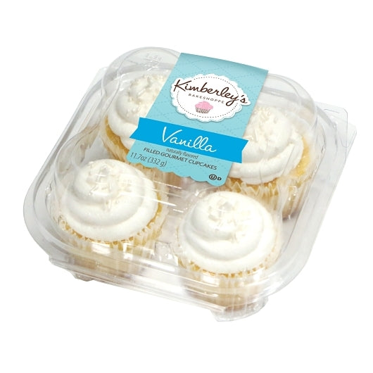 Kimberley's Bakeshoppe GOURMET VANILLA BEAN CUPCAKE, 12 x 11.7 oz Case - DOT product image 7