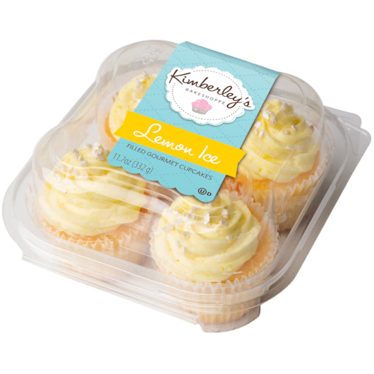 Kimberley's Bakeshoppe GOURMET LEMON ICE CUPCAKE, 12 x 11.7 oz Case - DOT product image 5