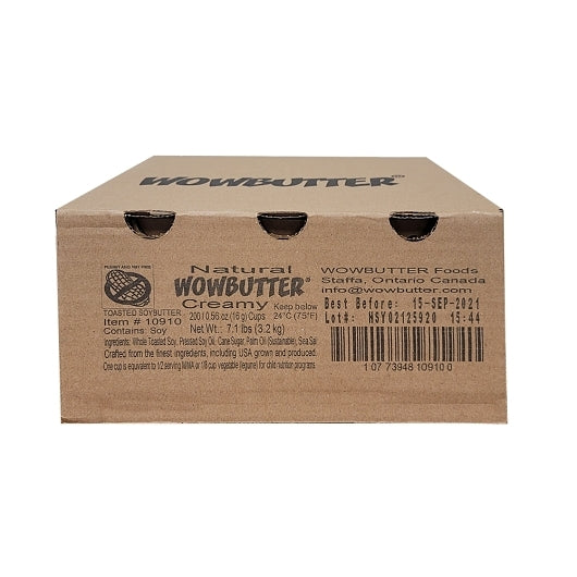 Wowbutter PEANUT FREE CREAMY SPREAD, 175 x 0.56 oz Case - DOT product image 7