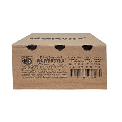 Wowbutter PEANUT FREE CREAMY SPREAD, 175 x 0.56 oz Case - DOT product image 7