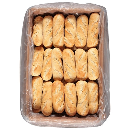 Labrea Bakery Foodservice French Demi Glace Parbaked Baguette Bread Loaf, 1 x 48 x 4 oz Case - Breads, Rolls & Buns