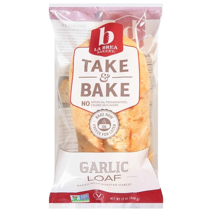 La Brea Take & Bake Retail Garlic Loaf, 12 x 12 oz Case - DOT product image 3