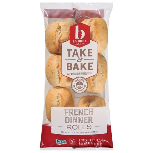 Labrea Bakery TAKE AND BAKE FRENCH Dinner Roll, 18 x 12 oz Case - DOT product image 3