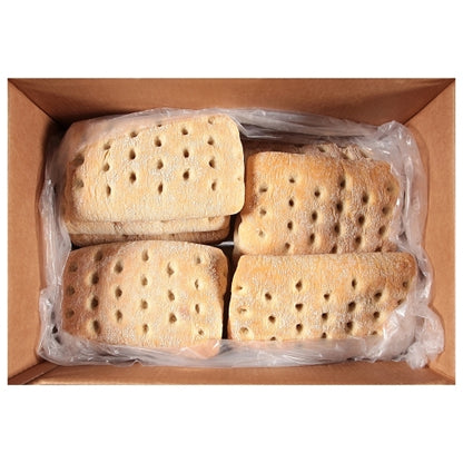 La Brea Rustic Ciabatta Parbaked Loaf, 1 x 20 x 16 oz Case - Breads, Rolls & Buns