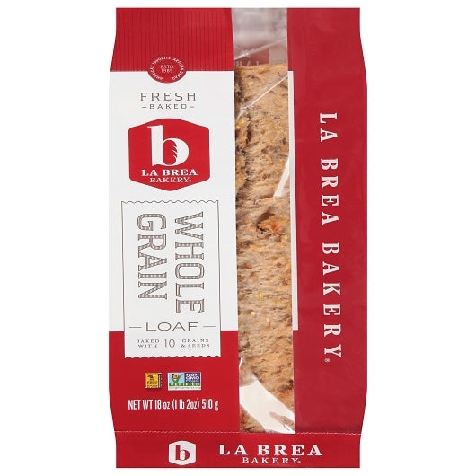 Labrea Bakery Unsliced Whole Grain Parbaked Loaf, 1 x 18 oz Case - DOT product image 7