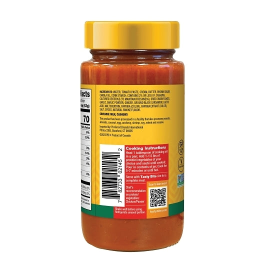 Tasty Bite Butter Chicken Simmer Sauce, 6 x 13 oz Case - Condiments & Sauces