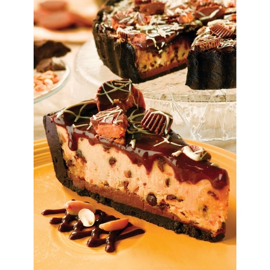Alden Pre-Sliced Merrell High Peanut Butter Pie, 12 Slices per Pie, 2 x 93 oz Case - DOT product image 3