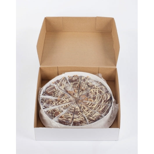 Alden Pre-Sliced Merrell High Peanut Butter Pie, 12 Slices per Pie, 2 x 93 oz Case - Bakery & Desserts