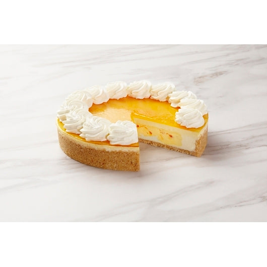The Cheesecake Factory 10 Inch Mango Key Lime Cheesecake, 14 Slices per Cheesecake, 2 x 1 each Case - GS1 plated product image