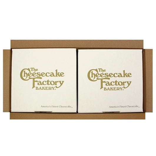 The Cheesecake Factory 10 Inch Mango Key Lime Cheesecake, 14 Slices per Cheesecake, 2 x 1 each Case - GS1 open-case image