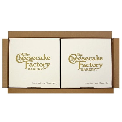 The Cheesecake Factory 10 Inch Mango Key Lime Cheesecake, 14 Slices per Cheesecake, 2 x 1 each Case - GS1 open-case image