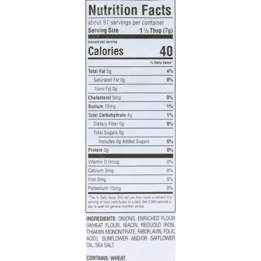 Fresh Gourmet Lightly Salted Crispy Onions, 6 x 24 oz Case - DOT product image 6