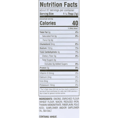 Fresh Gourmet Lightly Salted Crispy Onions, 6 x 24 oz Case - DOT product image 6