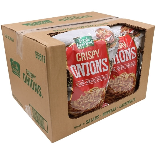 Fresh Gourmet Lightly Salted Crispy Onions, 6 x 24 oz Case - DOT product image 4