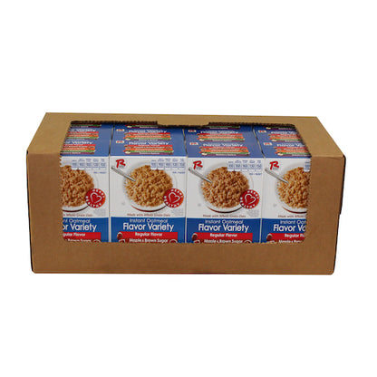 Ralston Foods Variety Pack- Regular, Maple Brown Sugar, Cinnamon Spice, Apple Cinnamon, & Raisin, 12 x 13.54 oz Case - DOT product image 6