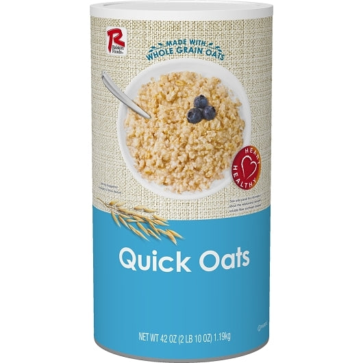 Ralston Foods Quick Oats, 12 x 42 oz Case - Breakfast Foods