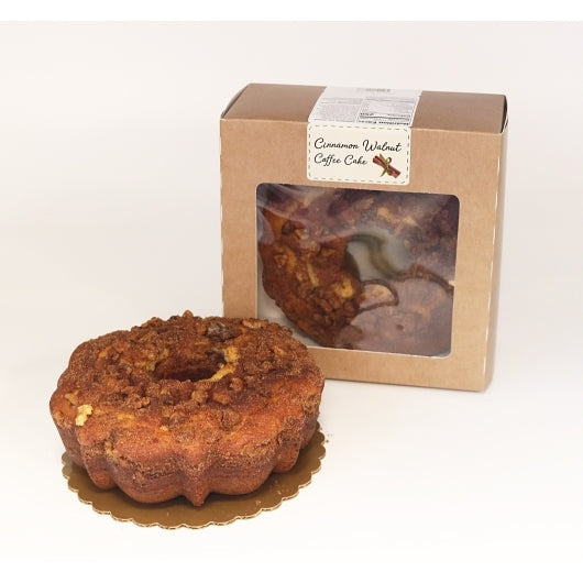 Bake'n Joy Gourmet Cinnamon Walnut Coffee Cake, 8 x 24 oz Case - GS1 prepared product image