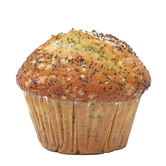 Bake'n Joy Baked Lemon Poppy Seed Muffins, 24 x 5 oz Case - Bakery & Desserts
