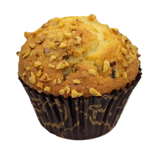 Bake'n Joy Baked Banana Nut Muffin Topped With Walnuts, 24 x 5 oz Case - Bakery & Desserts