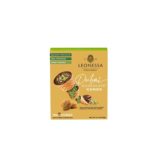Leonessa Dubai Style Chocolate Cones, 12 x 4.7 oz Case - Candy & Confections - image 2