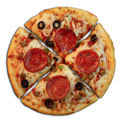 Orian Supreme Pizza 7 Inch Supreme Pizza, 12 x 8.1 oz Case - Prepared Foods