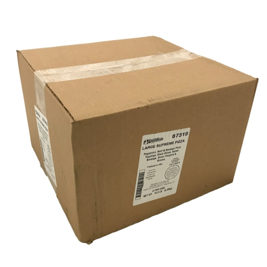 Papas Primos Large SUPREME PIZZA, 6 x 2.3 lb Case - DOT product image 2